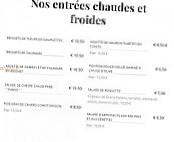 Le Resto Au Routier Sympa menu