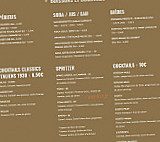 Barto menu