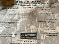 La Serrurerie menu