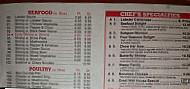 Great Wall menu