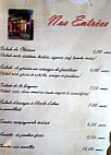 Des Chineurs menu