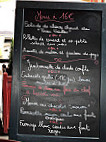 Le Saint Sicaire menu