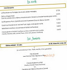 L'aparté menu