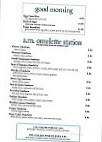 A.m. Kitchen menu