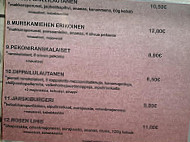 Rose Grilli Ja Salaattibaari menu