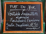 Pub Le Milton menu