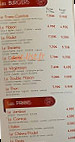 Chez Stef menu