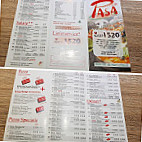 Pizzeria Pasa menu