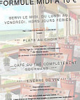 Le Grand Large menu