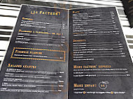 Le Facteur Bourges menu