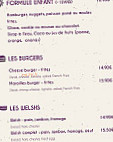 Le Matisse menu