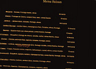 Pirates Du Perigord menu