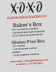 Flour Girls Baking Co menu