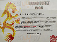 Grand Buffet menu