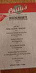 Mexican Restaurant Y Bar Chillis Fil. Herzogenaurach menu