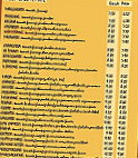 Pizzeria De La Fontaine menu