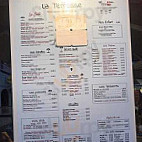 La Terrasse menu