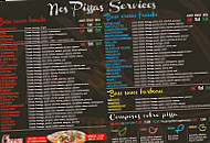 Pizza Presto menu