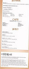 Osteria Procaccini menu