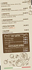 Pizza Paladino menu