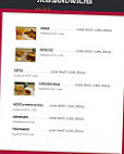 So' Burger menu