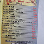 Kebab De La Place Bavans menu