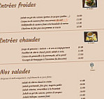 La Grange menu