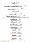 Port Lauzières menu