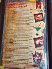 Tequilas menu