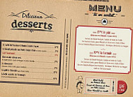 La Réserve menu