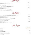 Le Grand Balcon menu