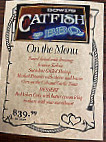 Dowds Catfish House menu