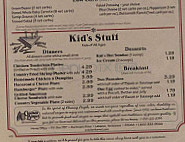 Cracker Barrel Old Country Store menu