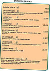 La Toscane menu