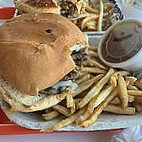 Deluxe Hamburgers food