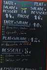 La Chapelle menu