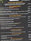 La Table d'Yvonne menu