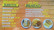 El Rigoberto's menu