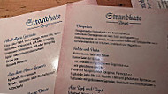 Strandkate menu