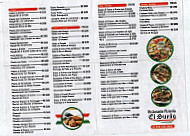 El Sueño menu