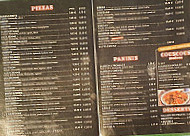 Pizza menu