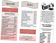 Gus's menu