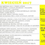 Stanica Kosciuszkowska Menu