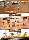 Fast Food menu