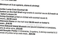 Yianni's menu