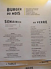 Sacre Bistro menu