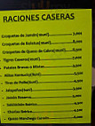 Los Remedios menu