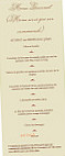 La Table De Léa menu