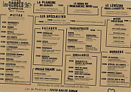 Grill-pizzéria Les Genêts menu