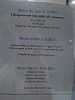 Le Cachepiou menu